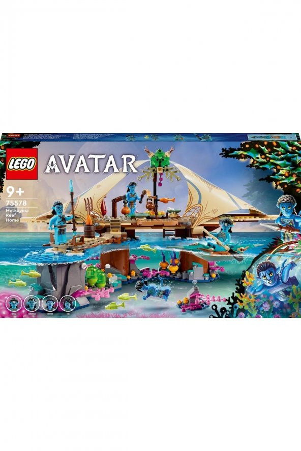 ® Avatar Metkayina Resif Evi 75578 - Koleksiyonluk Yaratıcı Oyuncak Yapım Seti (528 Parça) - 2