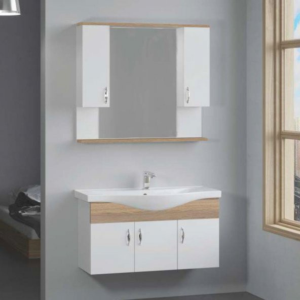 Denko Akyazı 100 cm MDF Alize Banyo Dolabı Takımı - 2
