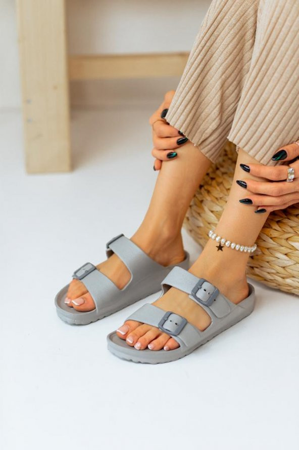 Solary Yumuşak Tabanlı Ortopedik Eva Günlük Yazlık Kadın Terlik - 4