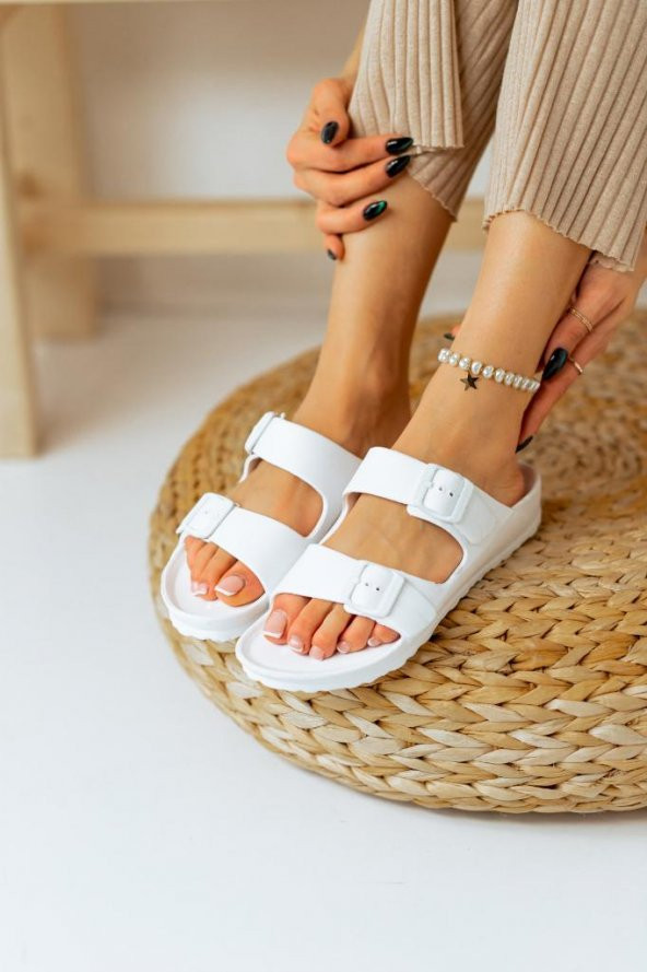 Solary Yumuşak Tabanlı Ortopedik Eva Günlük Yazlık Kadın Terlik - 10