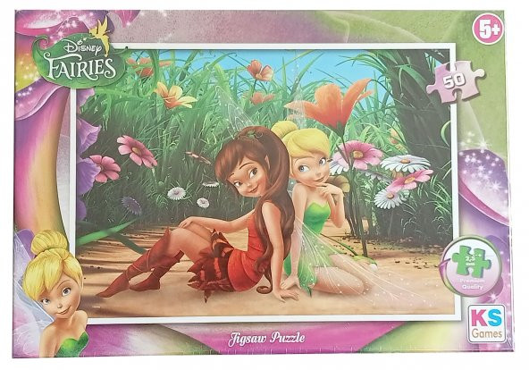 Disney Channel Fairies Çocuk Puzzle 50 Parça Lisanslı