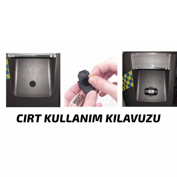 7 Renkli Rgb Led Motosiklet Uyarı Kaza Önleyici Mini Pilli Sinyal Led Drone Led Uçak Kanat Led - 6