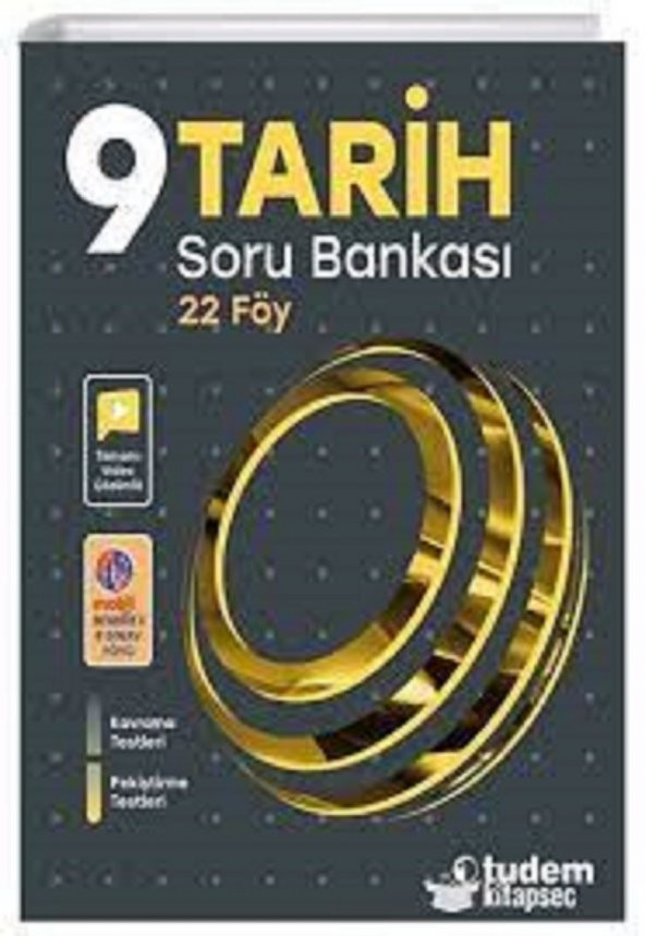 9. Sınıf Tarih Soru Bankası Tudem Yayınları
