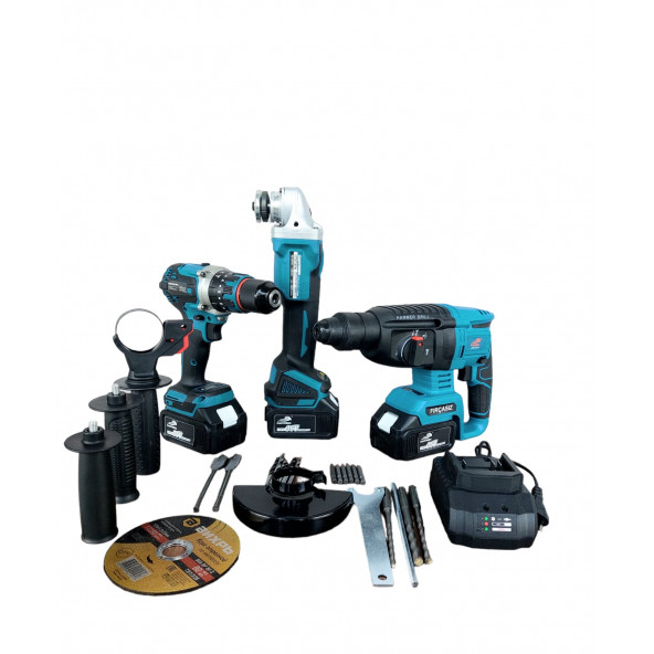 3'LÜ SET (SARJLI HİLTİ-SARJLI SPRAL-SARJLI ÇELİK MANDRENLİ MATKAP) - 2