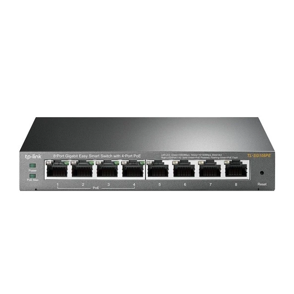 Tp-Link TL-SG108PE 8Port Gigabit 4 Port PoE Switch - Resim 2