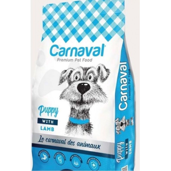 Carnaval Premium Yavru Köpek Maması Kuzu Etli 3 Kg. - 2