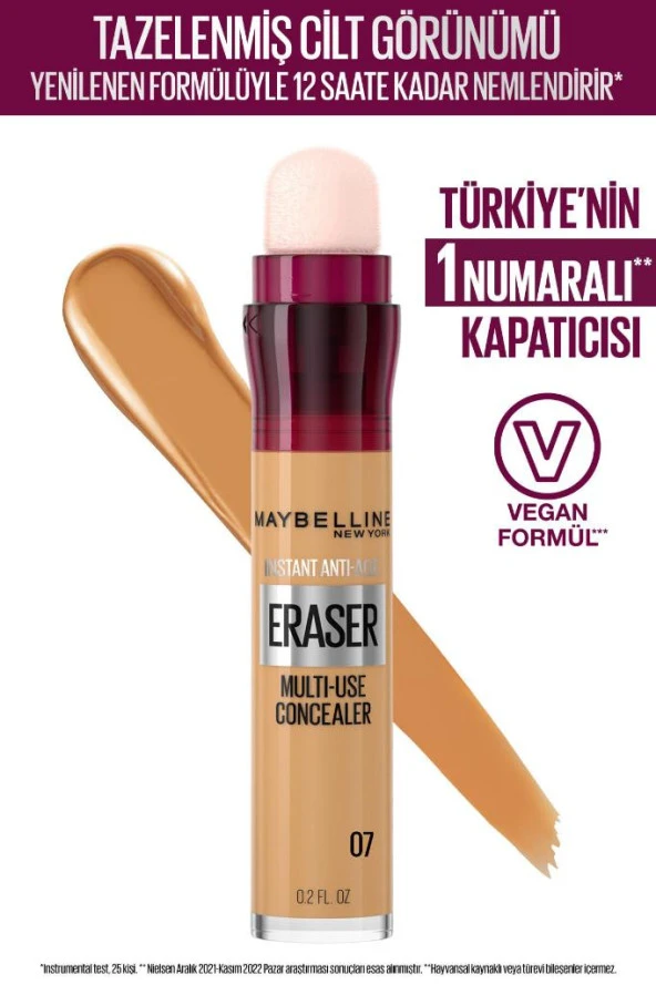 Maybelline New York Instant Anti Age Eraser Kapatıcı 07 Sand - 9