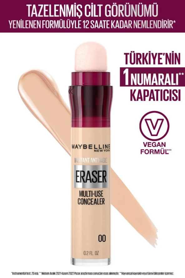 Maybelline New York Instant Anti Age Eraser Kapatıcı 00 Ivory