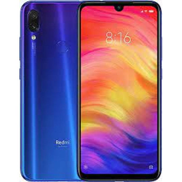 XİAOMİ REDMİ NOTE 7 64GB MAVİ KUTULU FATURALI 1 YIL GARANTİLİ