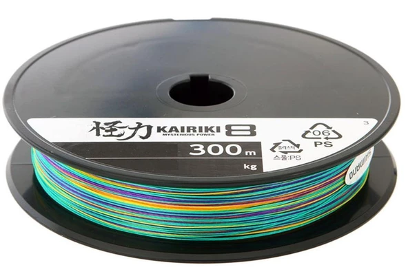 Shimano Kairiki 8 300m Örgü İp Misina Multicolor - 3