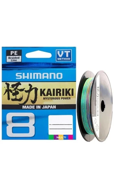 Shimano Kairiki 8 300m Örgü İp Misina Multicolor