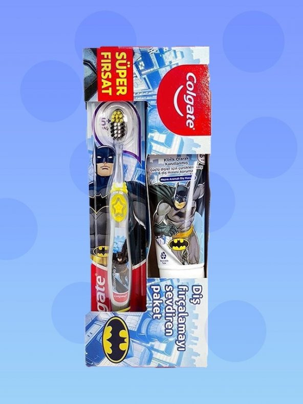 COLGATE ÇOCUK DİŞ MACUNU 75ML+DİŞ FIRÇASI +6 YAŞ BATMAN