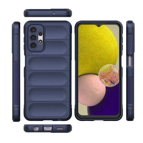 Samsung Galaxy A13 Kılıf Optimum Lens Çerçeveli Silikon Kapak - 4