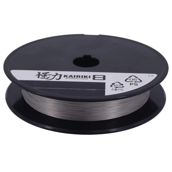 Shimano Kairiki 8 300m Örgü İp Misina Steel Gray Gri - 2