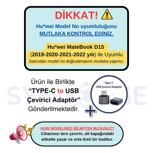 Huawei Kılıf Matebook D15 Kılıf (2019-2020-2021-2022 Yılı) ile Uyumlu Kristal Flower01NL Kapak Kılıf - 3