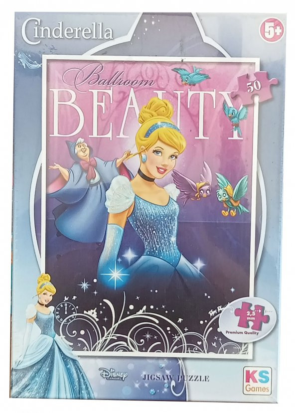Disney Channel Cinderella Çocuk Puzzle 50 Parça