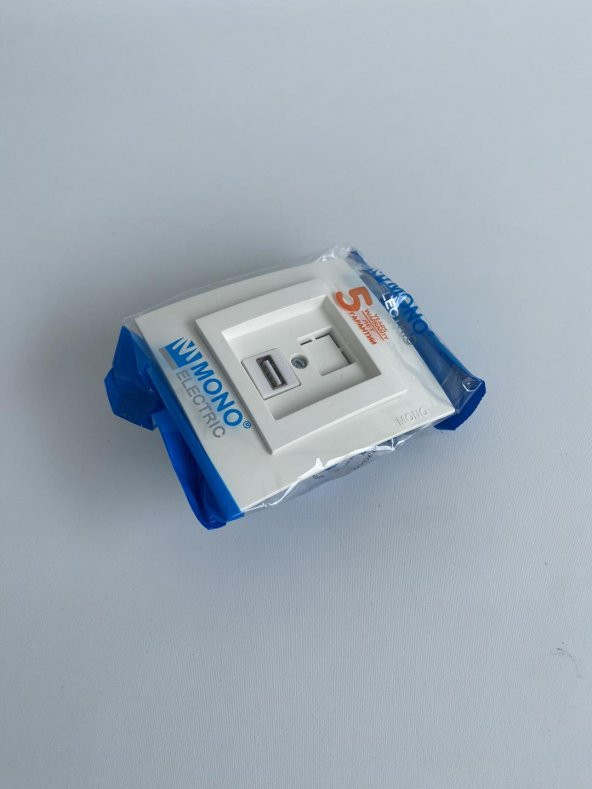Mono Sıva Altı Usb Priz Beyaz (Adaptörsüz) - Resim 7