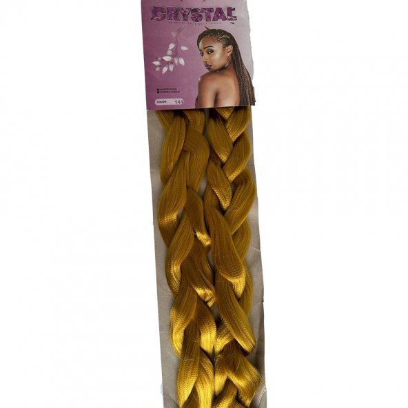Solpia Crystal Sentetik Örgülü Saç No:144