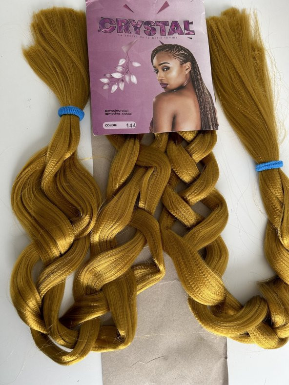 Solpia Crystal Sentetik Örgülü Saç No:144 - 2