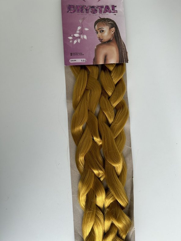 Solpia Crystal Sentetik Örgülü Saç No:144 - 6