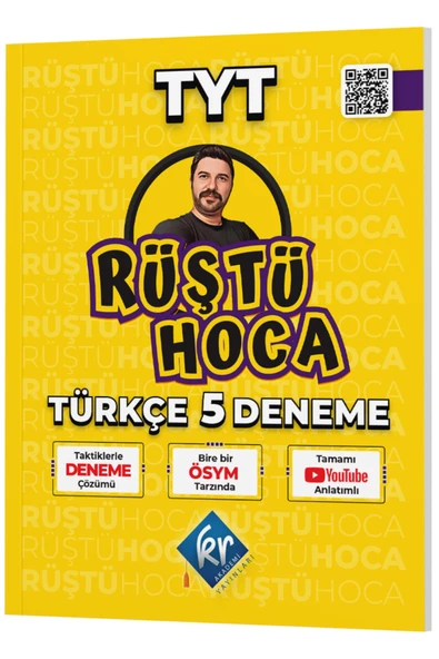 2023 Rüştü Hoca TYT Türkçe 5 Deneme KR Akademi