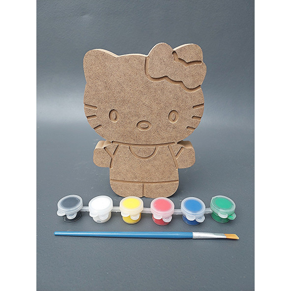 Hello Kitty Boyalı Tekli Hayvan Takımı ( 15 cm - 18 mm )