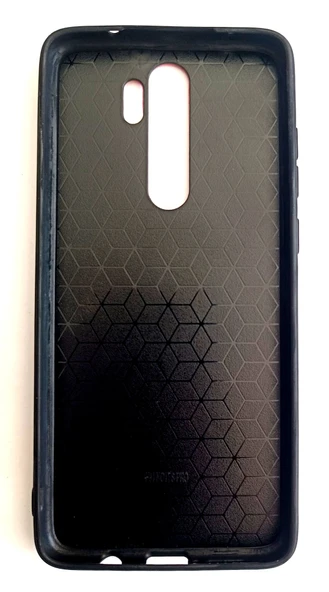 Xiaomi Redmi Note 8 Pro Uyumlu Deri Görünümlü Orta Sert Koruma Kılıf Kırmızı - 2