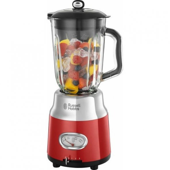 RUSSELL HOBBS 25190-56 RETRO CAM BLENDER - KIRMIZI