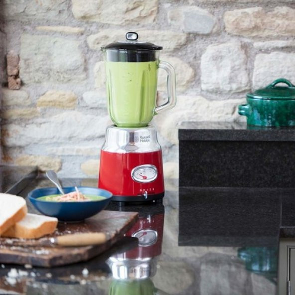 RUSSELL HOBBS 25190-56 RETRO CAM BLENDER - KIRMIZI - 5