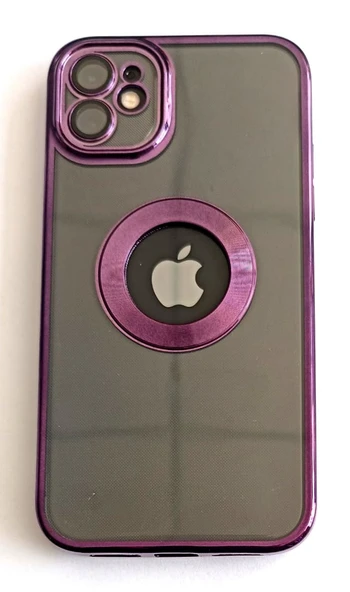 Apple iphone 11 Uyumlu Lazer Kenarlı Şeffaf Lüks Kılıf - 4