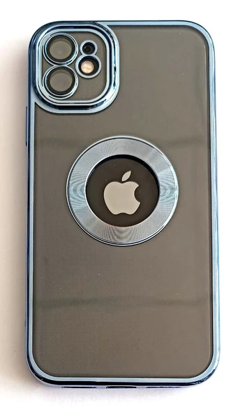 Apple iphone 11 Uyumlu Lazer Kenarlı Şeffaf Lüks Kılıf