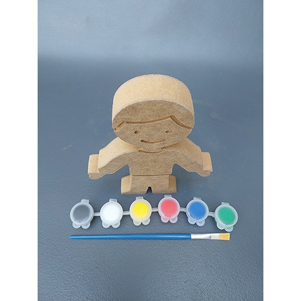 Erkek Çocuk Boyalı Tekli Hayvan Takımı ( 15 cm - 18 mm ) - 3