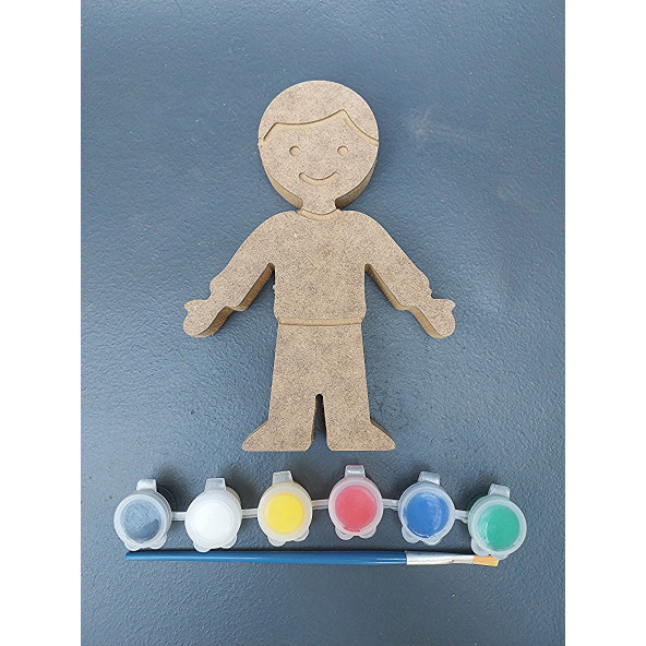 Erkek Çocuk Boyalı Tekli Hayvan Takımı ( 15 cm - 18 mm ) - 4
