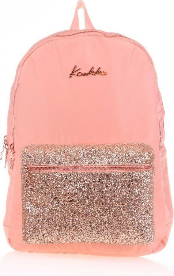 Kaukko Bright Sırt Çantası Taşlı Somon K1520