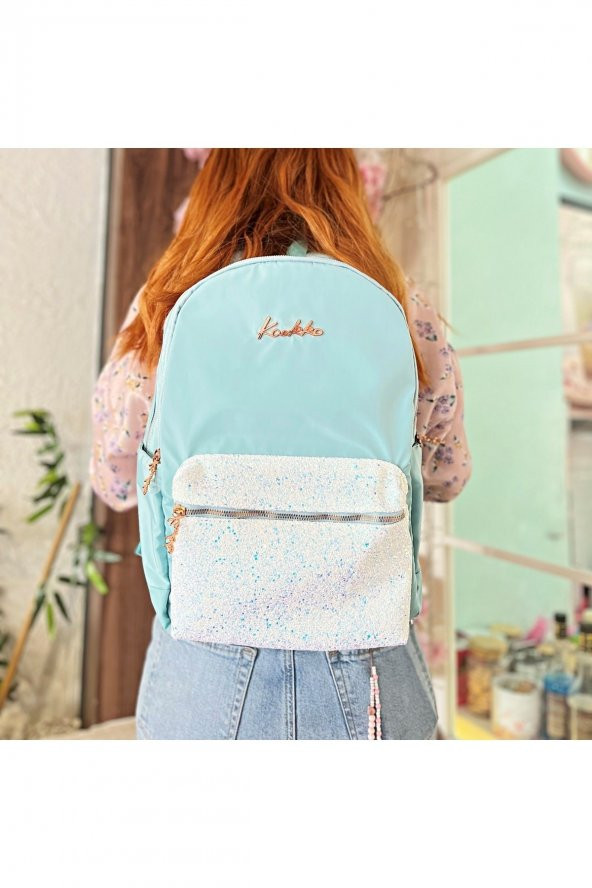 Kaukko Bright Taşlı Ocean Sırt Çantası