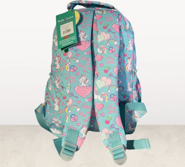 Kaukko Love Unıcorn Aynalı Taşlı Sırt Çantası - Resim 3