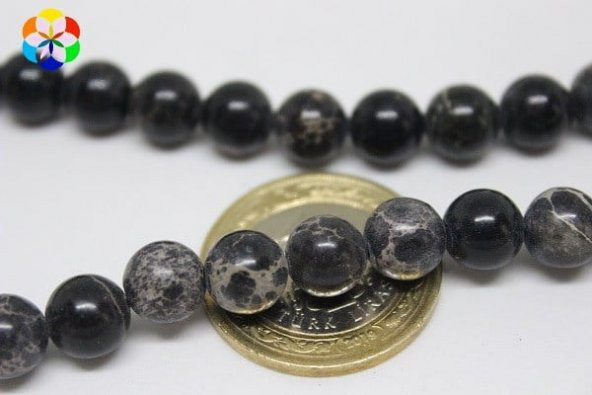 Varisit Taşı Siyah 8mmadet ürün görseli 1