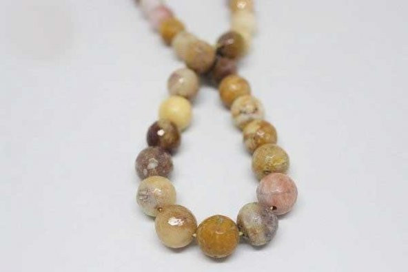 Jasper Taşı Faset Kesim 12mm/adet (9955-1) - Resim 4