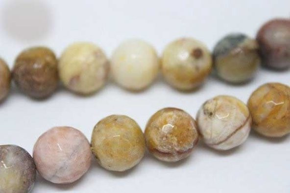 Jasper Taşı Faset Kesim 12mm/adet (9955-1) - Resim 5