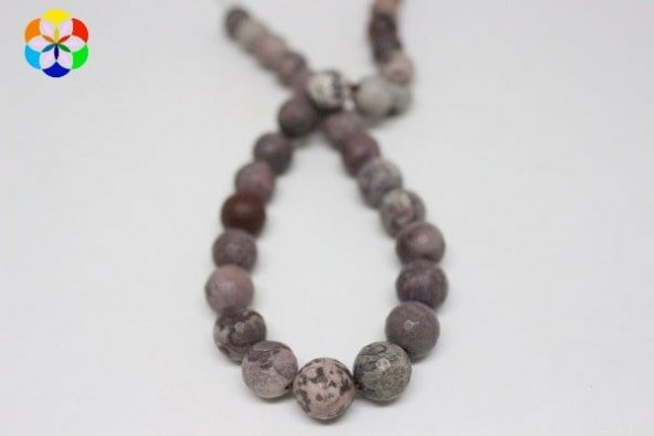 Jasper Taşı Faset Kesim 12mm/adet (9946-1) - Resim 3