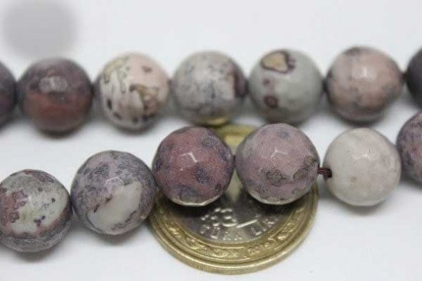 Jasper Taşı Faset Kesim 12mm/adet (9946-1) - Resim 6