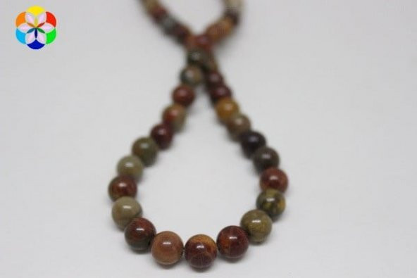 Jasper Taşı 8mmadet (9903-1) - Resim 3