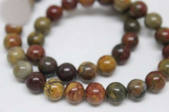 Jasper Taşı 8mmadet (9903-1) - Resim 5