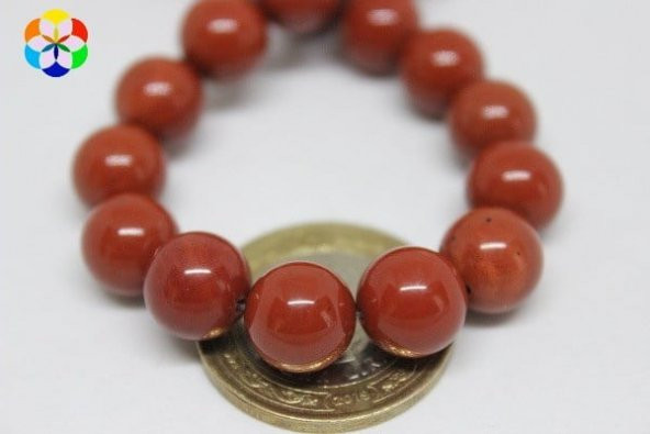 Jasper Taşı Kırmızı 10mm/adet ürün görseli