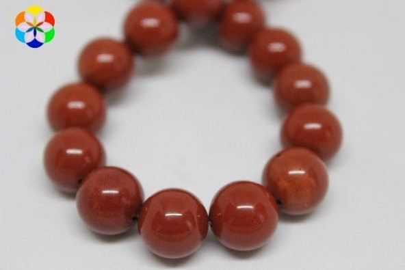 Jasper Taşı Kırmızı 10mm/adet - Resim 2