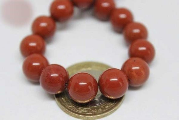 Jasper Taşı Kırmızı 10mm/adet - Resim 4