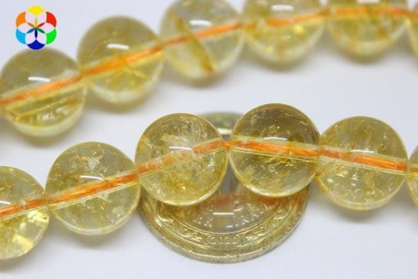 Sitrin Taşı 13-14mm aralığı/adet ürün görseli