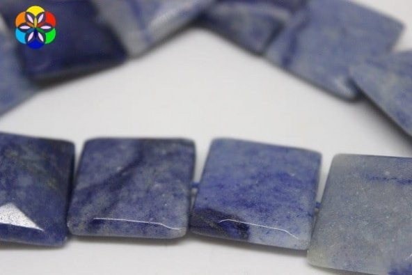Sodalit Taşı Kare Kesim/adet - Resim 2
