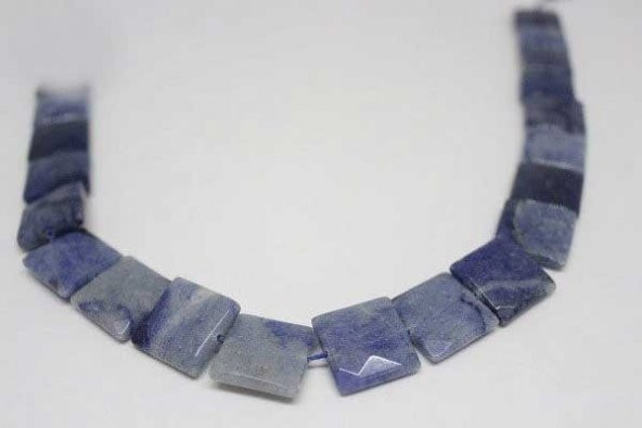 Sodalit Taşı Kare Kesim/adet - Resim 4