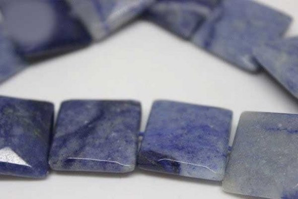 Sodalit Taşı Kare Kesim/adet - Resim 5